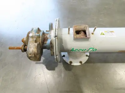 Dynamic Air Accu-Flo 495 7"x 16' Screw Feeder Bulk Conveyor Auger  -No Drive-