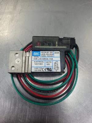 MAC 34B-L00-GEDA-1HA Solenoid Valve, 120VAC, 2.5Watts 6E-14