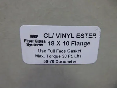 NOV FiberGlass Systems CL/VINYL ESTER 18 X 10 Flange New