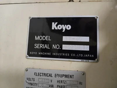 Koyo RT-40 ROBI Outer Diameter Visual Inspection Checking Machine
