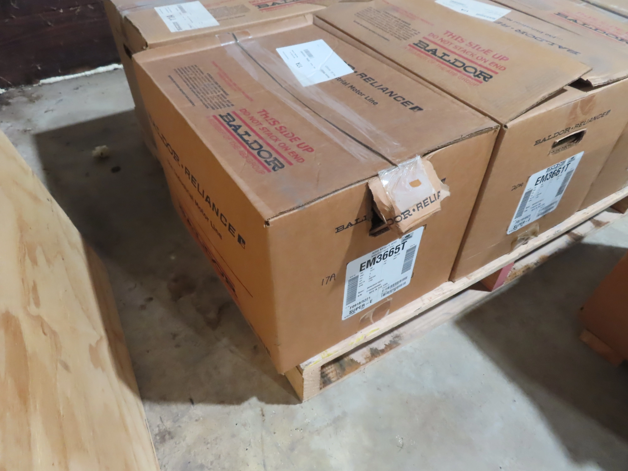 new surplus 5 hp Baldor Electric Motor, 1750 rpm