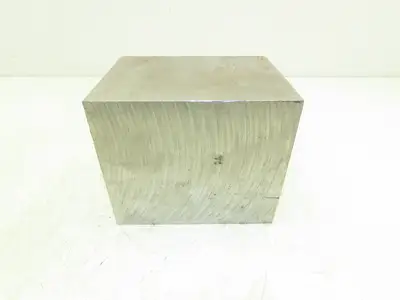 1018 Carbon Steel Flat Ground Bar Stock 4"x 4-1/2"x 5-1/4" 27Lbs