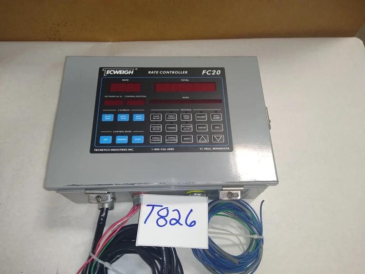 Used TECWEIGH TECWEIGH RATE CONTROLLER FC20 Electrical Boxes Arizona US | ASSET CONVERSION SPECIALISTS, INC. #313187