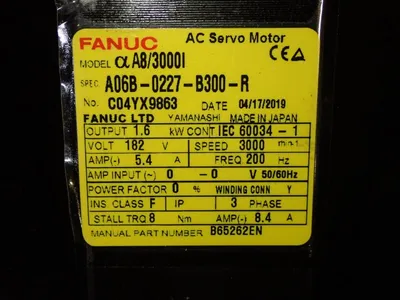 USED 2019 FANUC A06B0227B300R