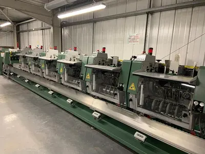 USED 2007 MULLER MARTINI BRAVO PLUS AMRYS FULLY AUTOMATED SADDLE STITCHER