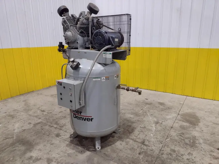 Used GARDNER DENVER VR10-12 Tank Mounted Air Compressors Ohio US | Yoder Brothers machinery #88487
