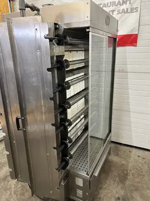 Old Hickory N14G-NG 70 Chicken Commercial Rotisserie Oven, Gas Refurbished