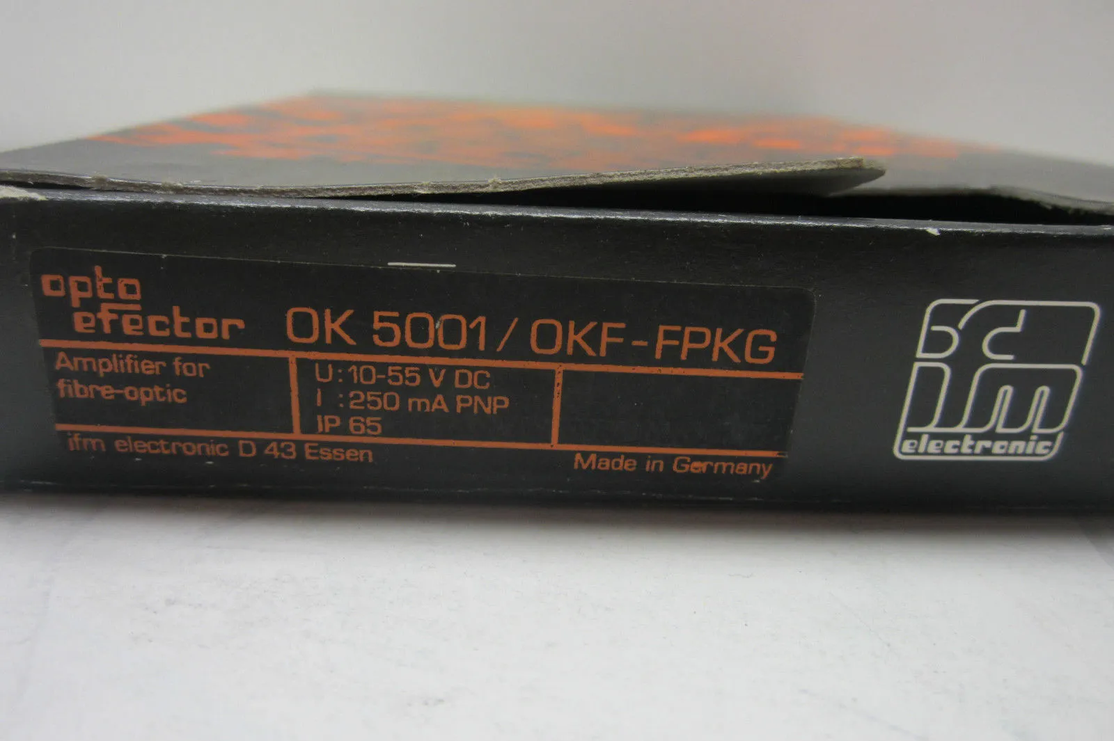 NEW IFM OKF-FPKG PHOTOELECTRIC THRU BEAM OKFFPKG