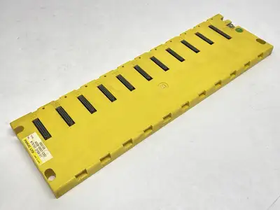 USED GE FANUC 10-SLOT I/O MODULE BASE UNIT ABU10A HORIZONTAL