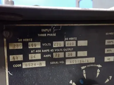 Used LINCOLN ELECTRIC IDEALARC R35400 Welding Machinery (Other) Ohio US | HGR 24 #900525