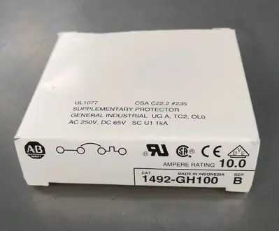 Allen Bradley 1492-GH100 Ser. B 10A Circuit Breaker Loc4E40
