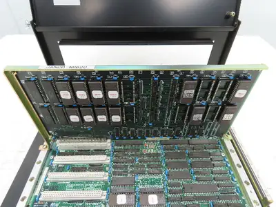 Yaskawa JANCD-MB21 PLC Mother Circuit Board Chassis Unit w/Card Board JANCD-MM20