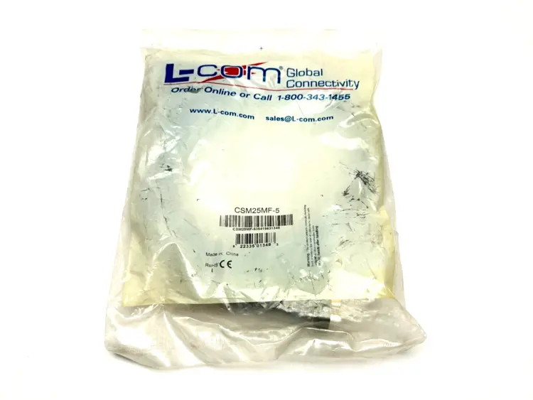 New | in-Stock L-com CSM25MF-5 Cable & Wire Michigan US | Maverick Industrial Sales #1391083