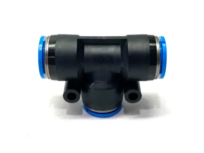 New | in-Stock Festo Push-In T-Connector for 12mm OD Tubing LOT OF 4 Parts (Hydraulics and Pneumatics) Michigan US | Maverick Industrial Sales #1391148