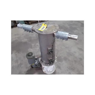 Used 10x12 Semco Rotary Air Lock, W/ Dual Shaft Agitated Hopper