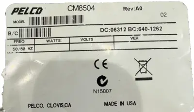 NEW SCHNEIDER ELECTRIC PELCO CM8504 PC BOARD PCB9000563 REV H