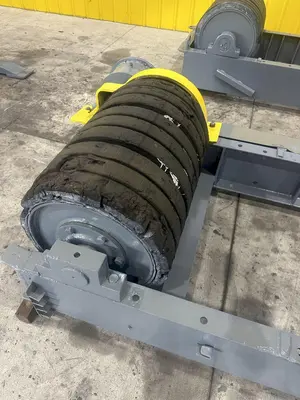 120,000 LB / 60 TON RANSOME PANDJIRIS TANK TURNING ROLLS - POWER & IDLER SET: STOCK 13386