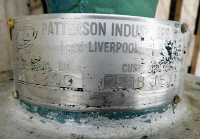 USED PATTERSON MIXER AIR OPERATED