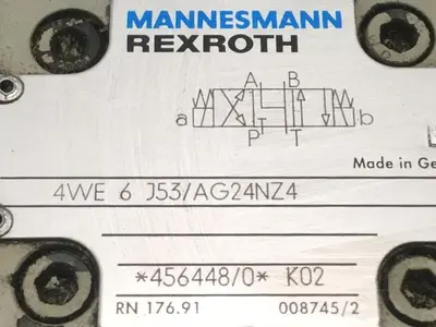 USED REXROTH 4WE6J53/AG24NZ4 MANIFOLD