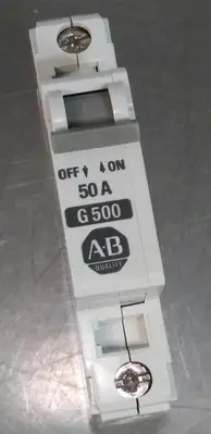 Allen-Bradley 1492-CB1-G500 SerB 50A Circuit Breaker Loc4D8