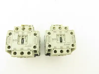 Mitsubishi SD-T21 SA Contactor 10HP 20A UT-SA21 Surge Suppressor 24V Lot of 2