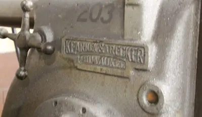 #2 KEARNEY & TRECKER MODEL #5HP-2CH PLAIN HORIZONTAL MILL: STOCK #22775