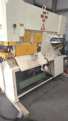 Used 2012 GEKA HYDRACROP 110 AD IRON WORKER Angle Punches North Carolina US | Legacy CNC Machinery, LLC #443267