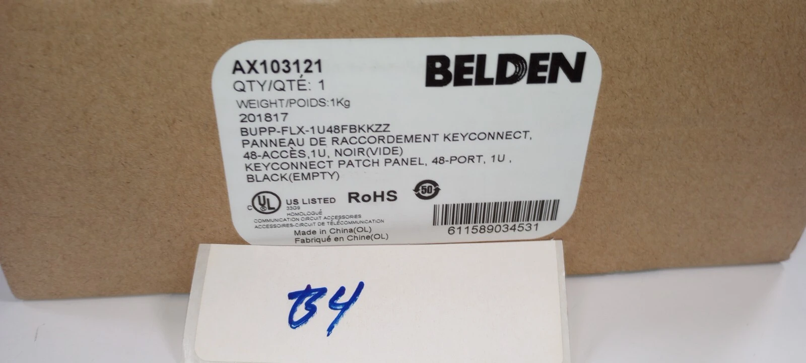 NEW belden AX103121