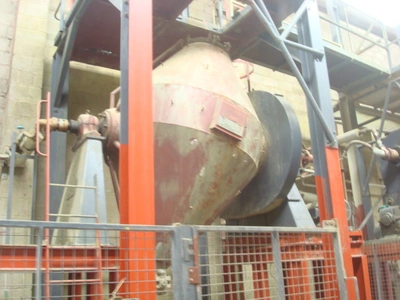 2,000L S/S Jacketed Double Cone Vacuum Dryer