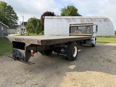 Used 2008 INTERNATIONAL 4300 SINGLE AXLE FLATBED TRUCK Flatbed Trucks Michigan US | Miedema Asset Management Group #1287637