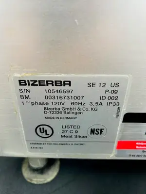 Bizerba SE12 Commercial Deli Meat Slicer Fully Refurbished Tested and Working