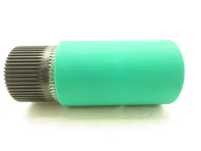 Mantissa 000-127-31  4" Drive Roller Pulley for Belt Conveyor Green Poly