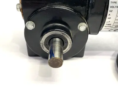 USED BODINE ELECTRIC RIGHT ANGLE GEARMOTOR 60:1 42RPM 130V 1/17HP 24A4BEPM-3F