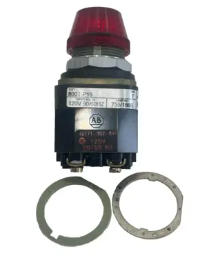 ALLEN BRADLEY 800T-P16R PILOT LIGHT SER.T 800TP16R NEW SURPLUS
