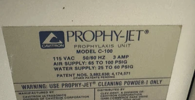 PROPHY-JET C-100 LAB POLISHING UNIT