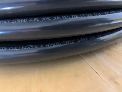 E257578 | Priority Wire  600kcmil XHHW-2 Aluminum Stranded Wire Cable, AL, 500' - New Other