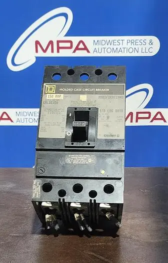 Used SQUARE D KAL36150 Circuit Breakers | Midwest Press and Automation #577386