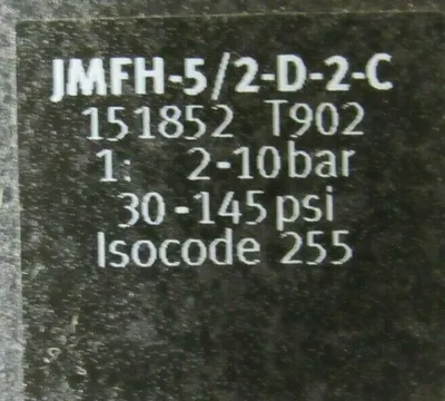 NEW FESTO 151852 SOLENOID VALVE 151852 JMFH-5/2-D-2-C