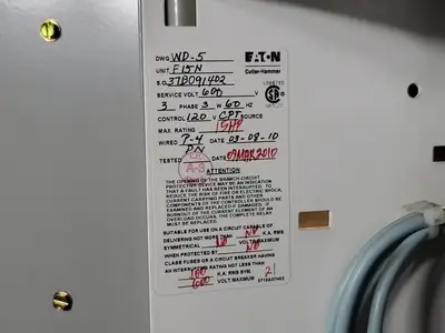 Used EATON SVX010A1-5A4N1 Switchgears British Columbia CA | Lenmark #240168
