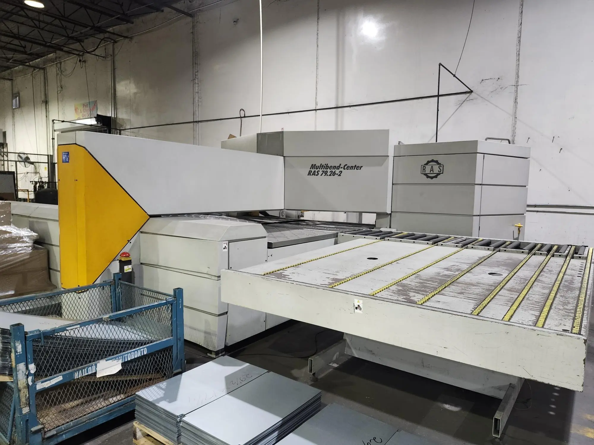 14 Gauge x 8' RAS 79.26-2 Multibend-Center CNC Folder, 2015- With Kuka Loading Robot