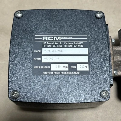NEW RCM Industries 2-71-VDR-200