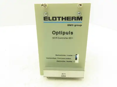 SMS Elotherm 6D1 Optipuls SCR Controller Printed Circuit Control Board A11 GRS