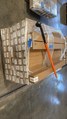 $7,425 Value on this pallet based on Amazon Prices. Amazon has them for $135.00 each. Pallet of 55 New Klein Rebar Hickey Tools No.64311