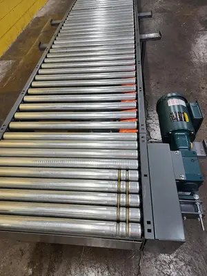 New | in-Stock 2018 INTELLIGRATED LIVE ROLLER CONVEYOR - V-BELT Roller Conveyors Wisconsin US | Packer City Sales #1297822