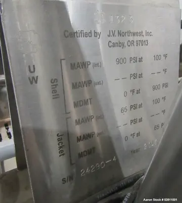 Used MRX Xtractor FIYRR-XTR 20L Supercritical CO2 Extraction System
