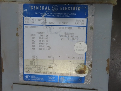 USED General Electric 9T21A4019
