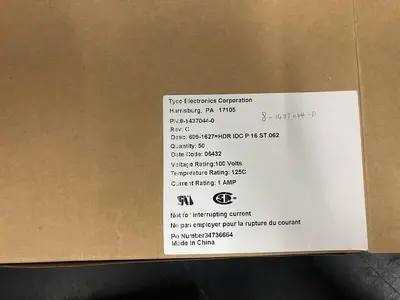 TYCO ELECTRONICS CORPORATION 8-1437044-0