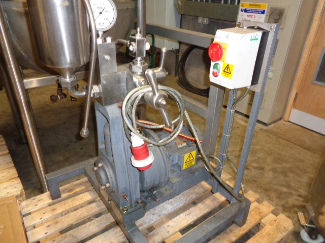 45 LPH APV Manton Gaulin S/S Single Head Homogeniser 15M