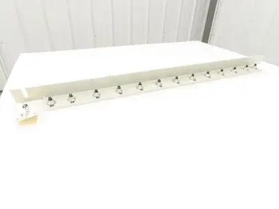 Hytrol BPC/HSS 37" Belt Conveyor Inline Transition Slide Rail Grey 42"OAL