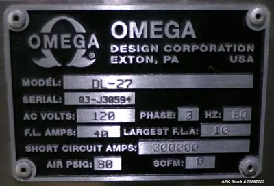 Used OMEGA DL27 Bundlers & Stretch Banders Illinois US | Aaron Equipment #1303777